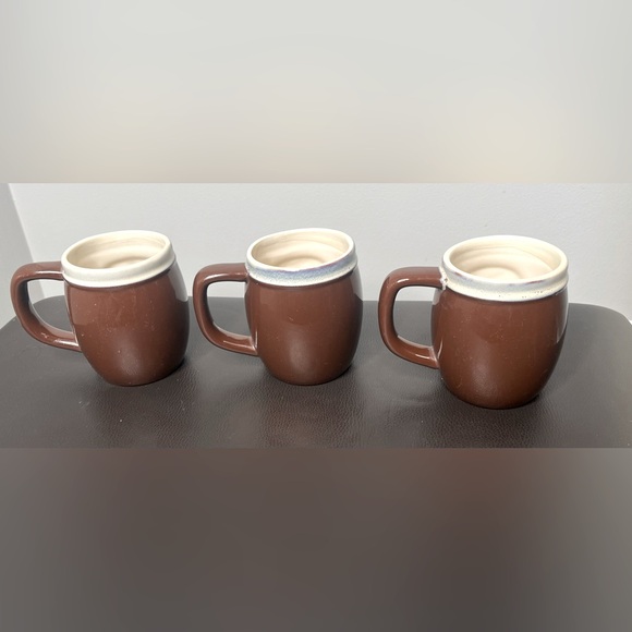 Stonewear Mugs Western, Horses, Crackerbarrel Set of 3 EUC - Picture 3 of 7